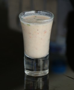 Tiger's Milk - cebiche juice - photo by Kirsten Koza