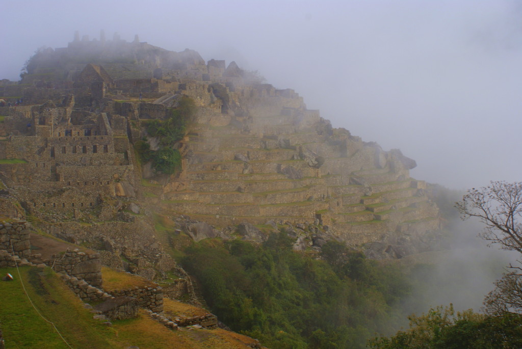 Machu Picchu in the morning mist (photo by Kirsten Koza)