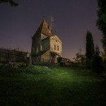 Night falls at the cemetery in Sighisoara, Romania (Photo by Christopher Campbell)