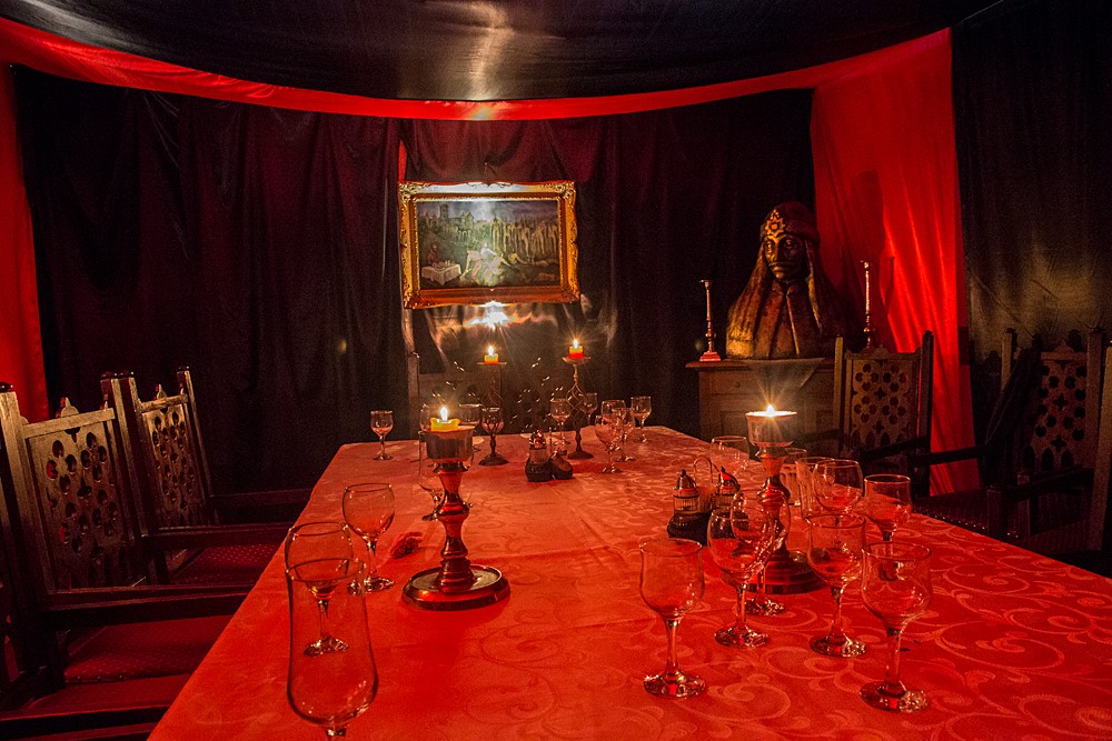 We'll dine in the room where Vlad Dracula was born in 1431 (Photo by Christopher Campbell)