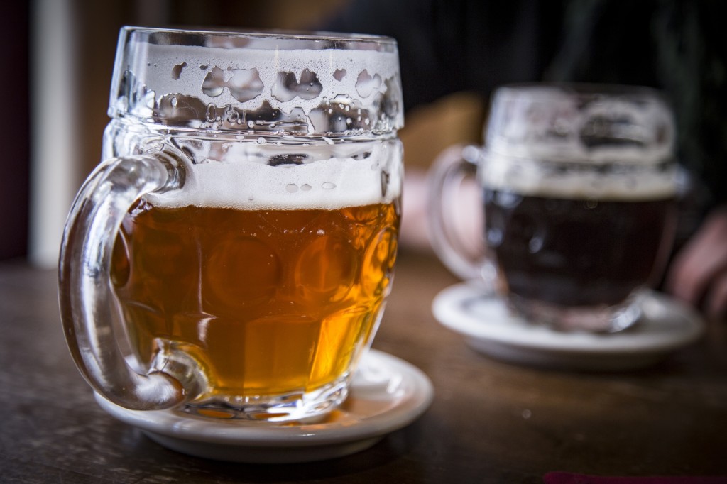 Beer tasting. (photo by George Hodan)