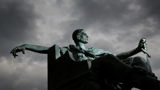 Statue of Roman Emperor Constantine the Great, York Minster.