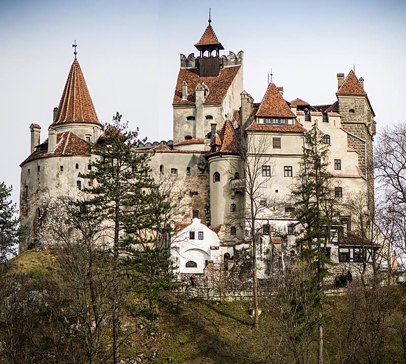 Bran Castle, known as "Dracula's Castle." (Photo by Christopher Campbell, Writers' Expeditions)