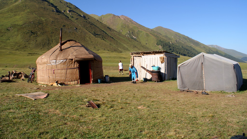 Yurt, Chong-Kemin valley, Kyrgyzstan. (Photo by Kirsten Koza)