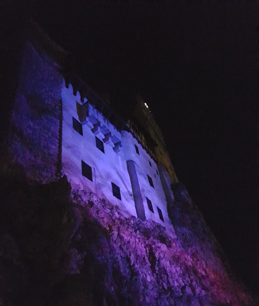 We'll go to the costume party at Bran Castle, AKA Dracula's Castle. (photo by our Romanian guide, Writers' Expeditions)