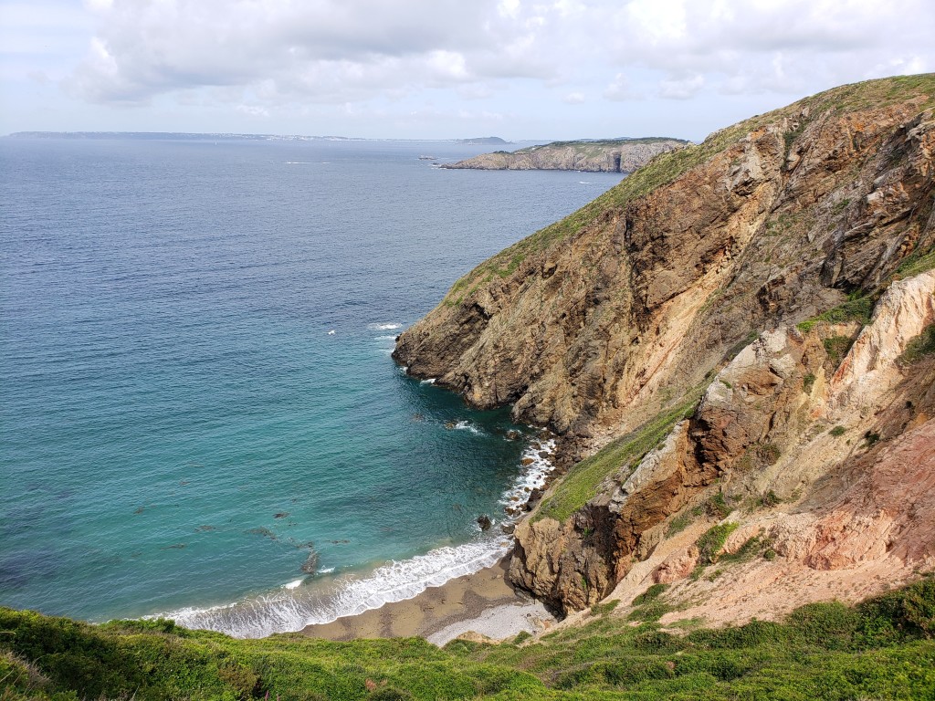 A secluded beach on Sark (photo by Kirsten Koza)